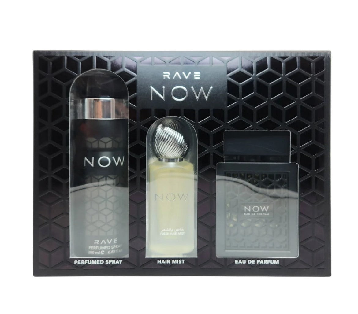 Lattafa Rave Now Men 3 Pcs gift set